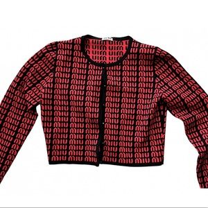 Miu miu cardigan set , fits like a small .